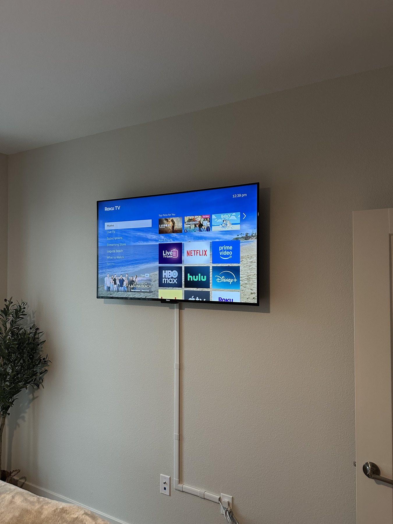 Living Rooms television installation by Prime Mount