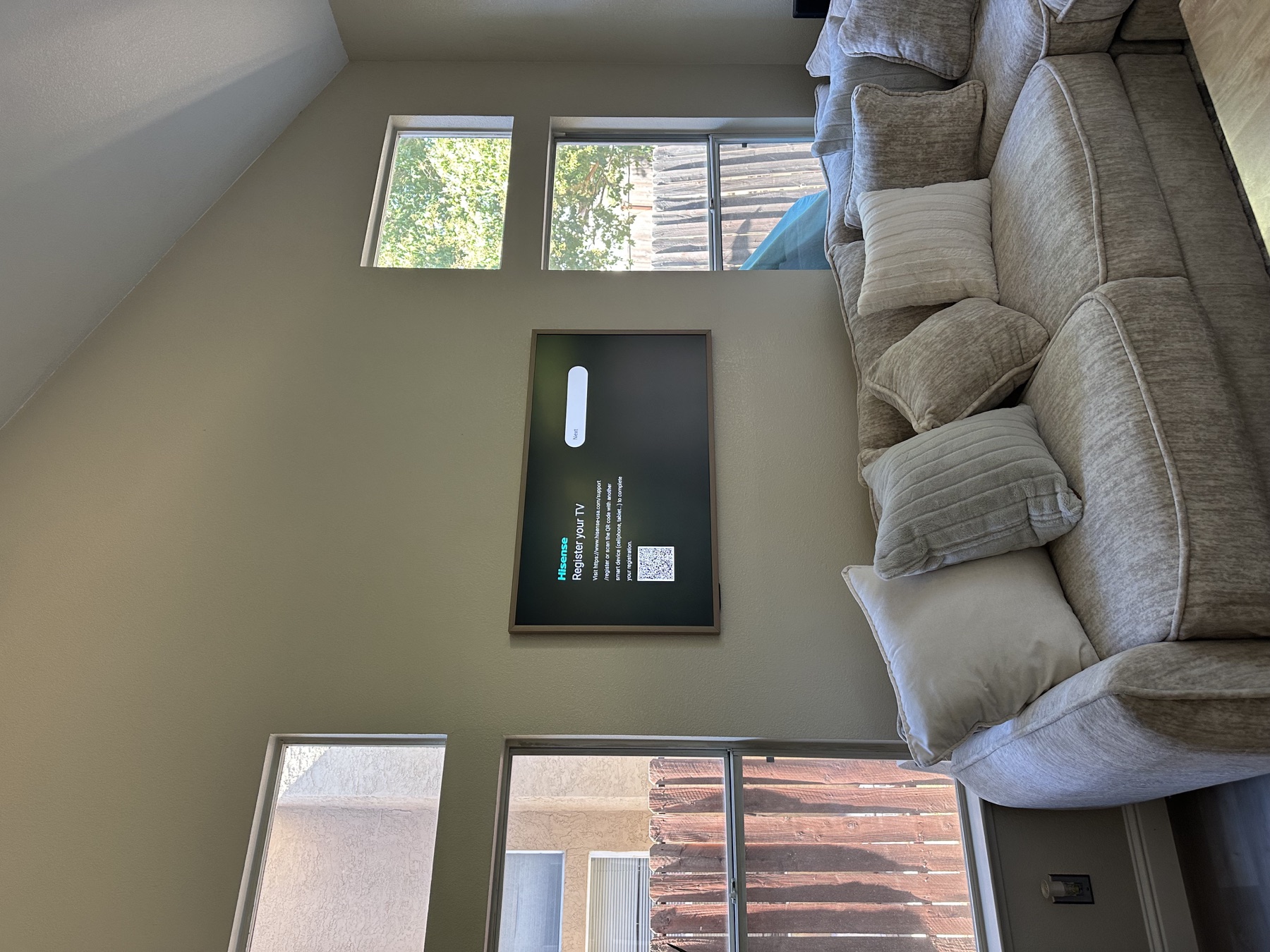 Frame TV Living Room by Prime Mount
