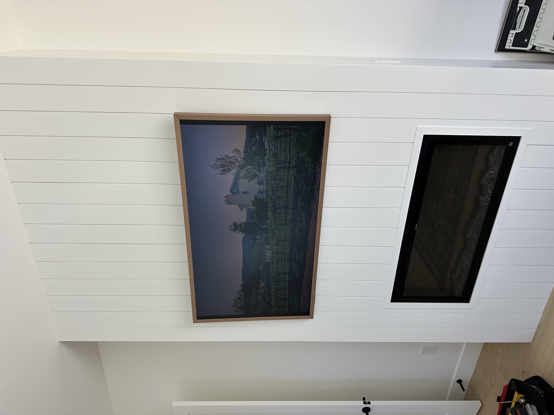 Frame TV Feature Wall by Prime Mount